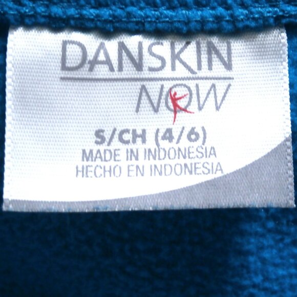 Danskin Now Turquoise Fleece Jacket Women's Small (4-6) - Picture 3 of 3